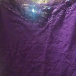 Purple tank top